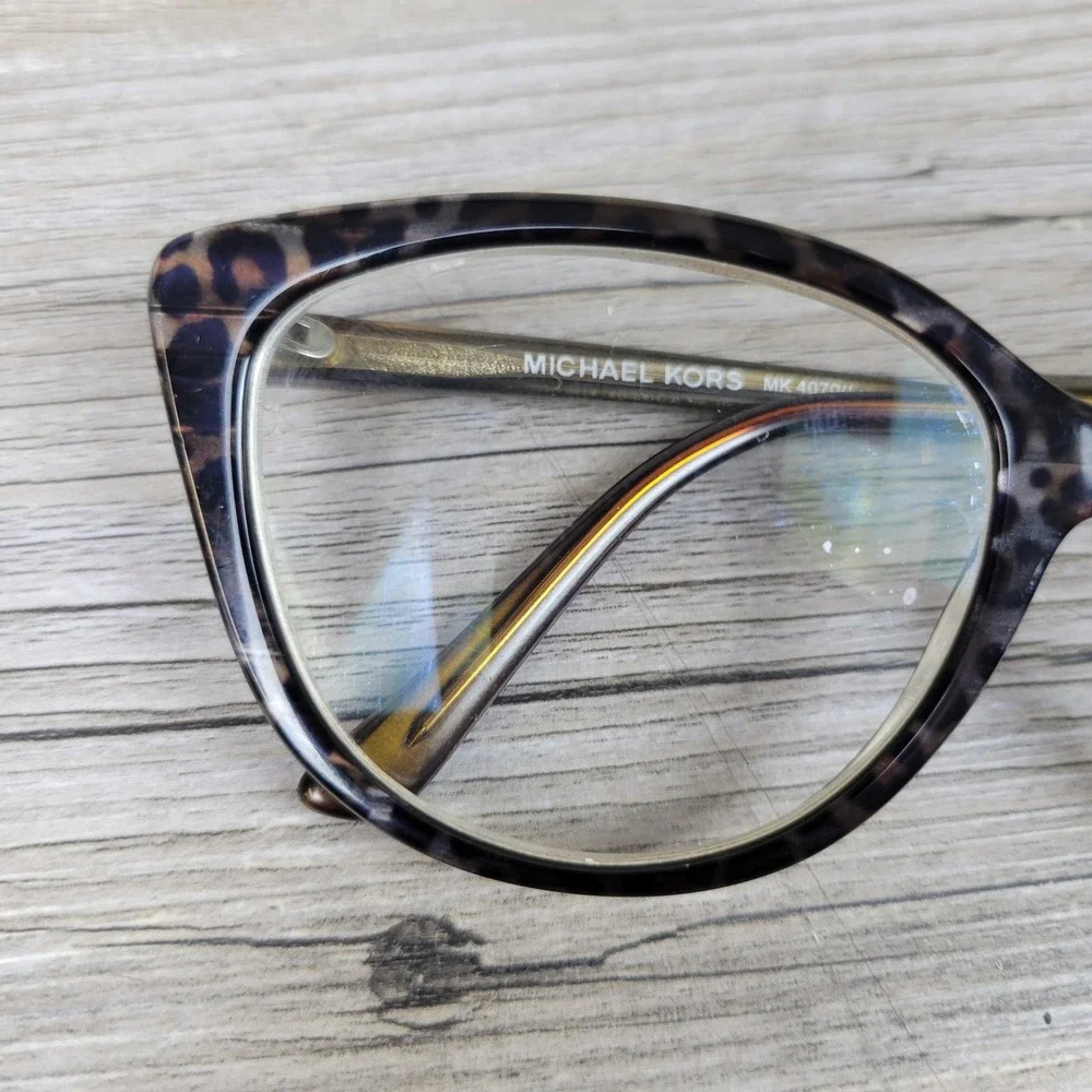 Michael Kors Eyeglasses Frames MK 4070 Luxemburg 3892 Dark Tortoise Cat Eye 54mm